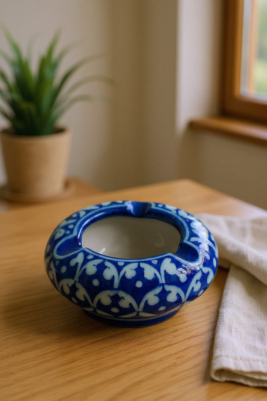 Sunburst Floral Ashtray
