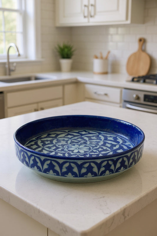 Ivory Bloom Pasta Plate