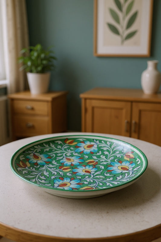 Emerald Blossom Harmony Plate