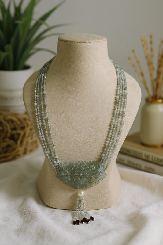 Moonlit Bloom Labradorite Necklace