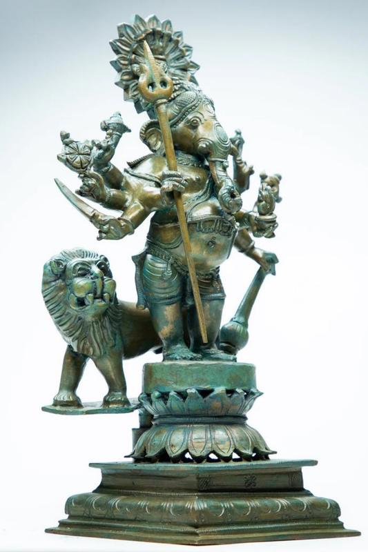 Ashtabhuja Vinayaka (The eight-armed remover of obstacles)