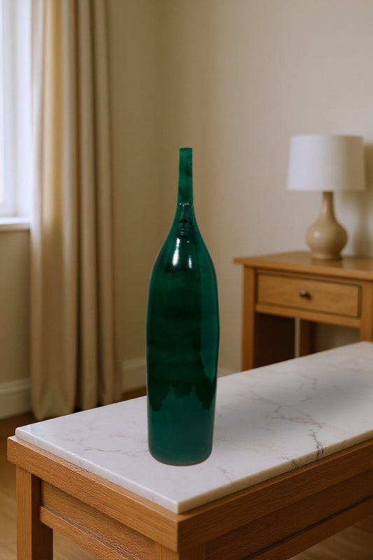 Emerald Sentinel Vase