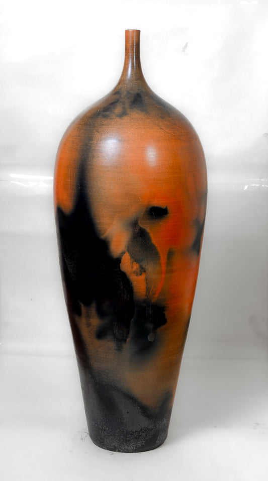 Midnight Ember Tall Vase