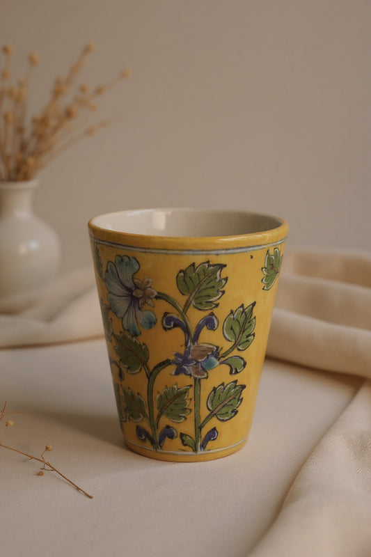 Indigo Bloom Glass