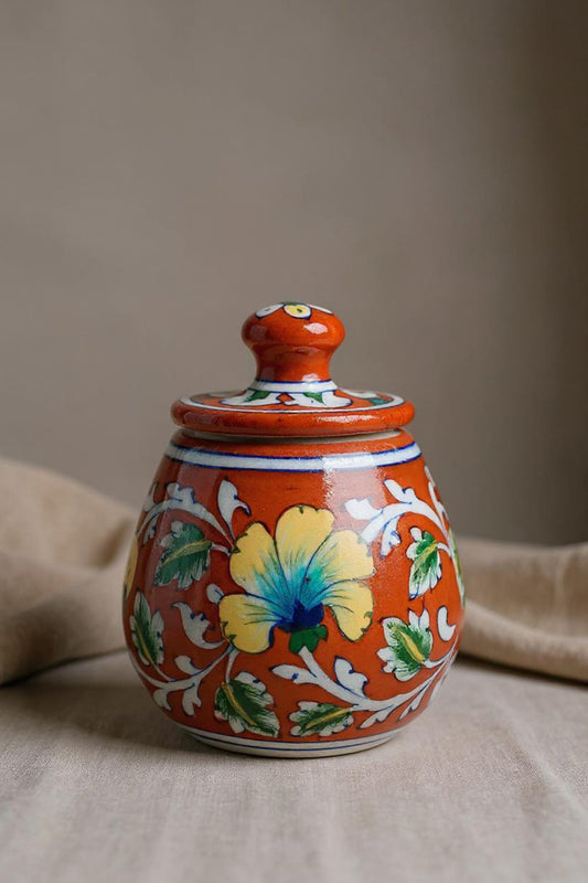 Terracotta Bloom  Jar