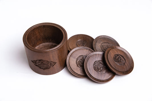 Lotus Ember Coaster Set