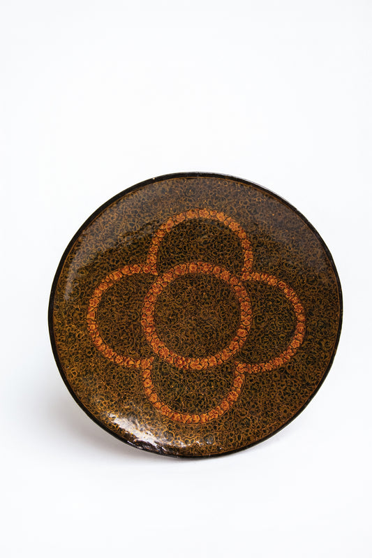 Rust Bloom Plate