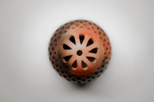 Earthen Glow T-Light – Diamond Cut Design