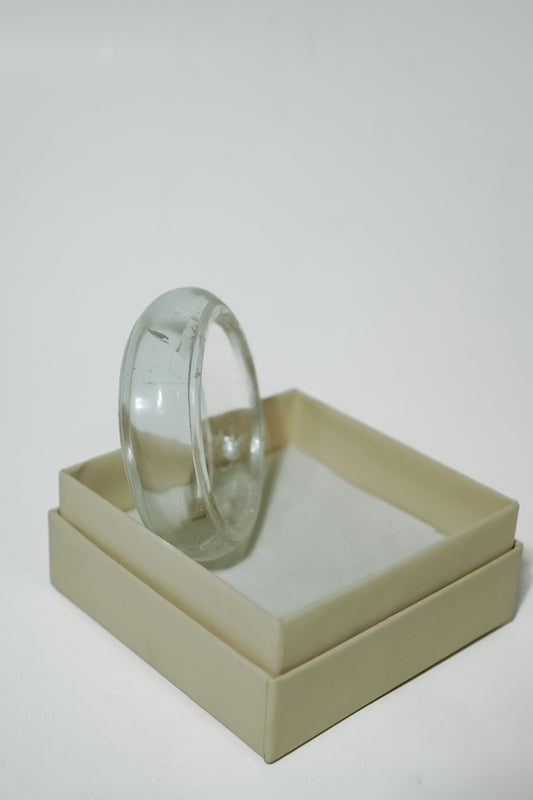 Clear Quartz Gemstone Bangle