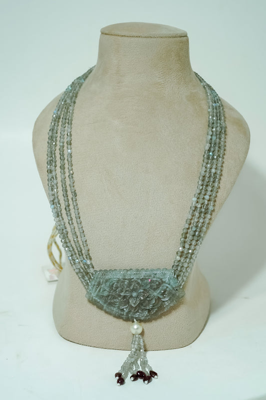 Moonlit Bloom Labradorite Necklace