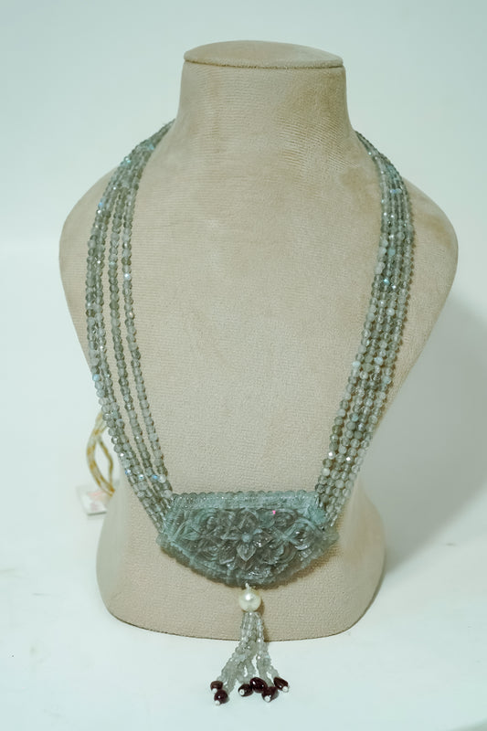 Moonlit Bloom Labradorite Necklace