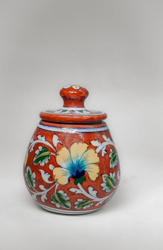 Terracotta Bloom  Jar