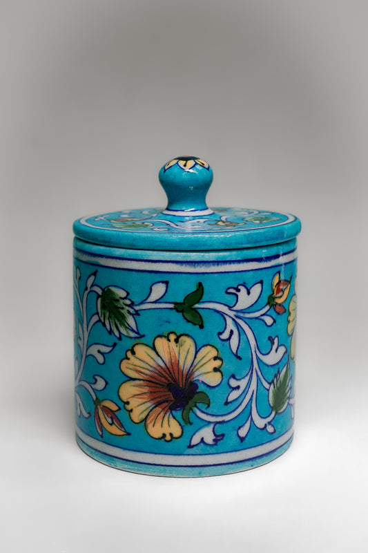 Aqua Garden Storage Jar