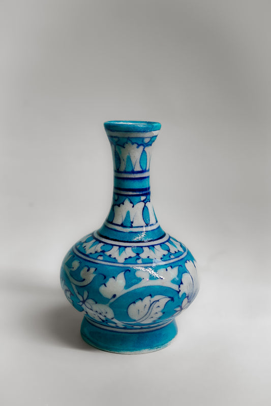 Turquoise Bloom Mini Vase