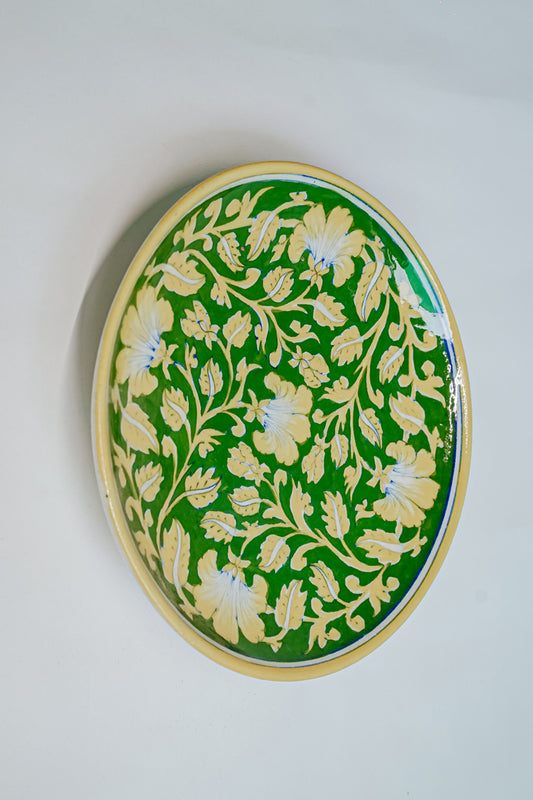 Rustic Lotus Bloom Plate
