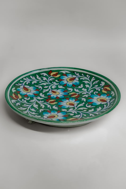 Emerald Blossom Harmony Plate