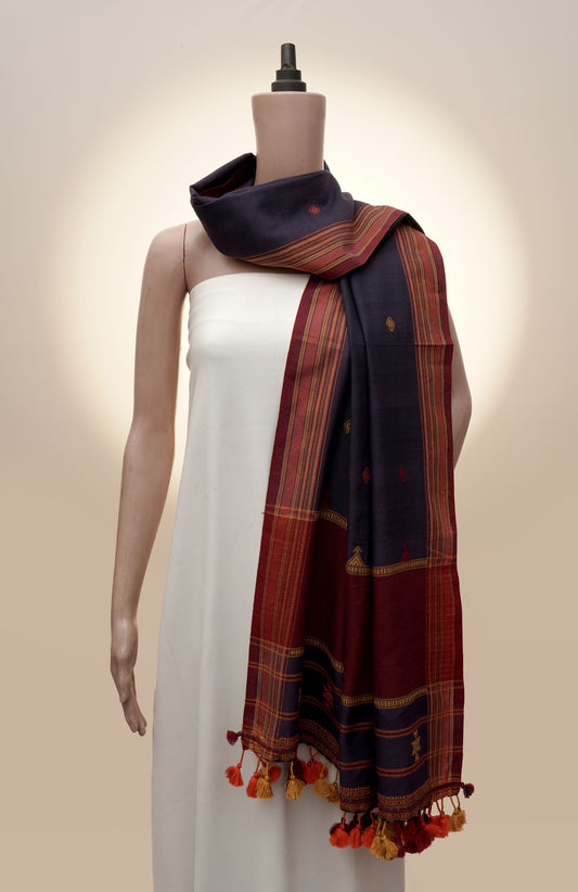 Twilight Pachhedi Butti Handwoven Dupatta
