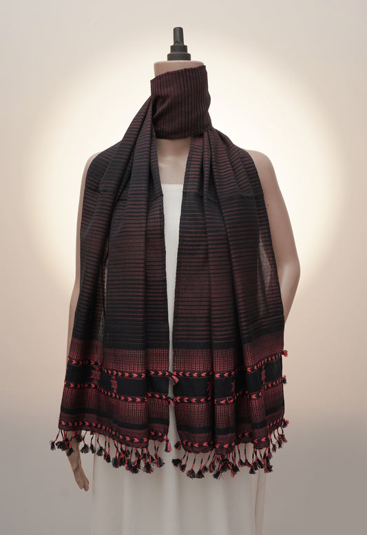 Almati Stripe Handwoven Cotton Stall