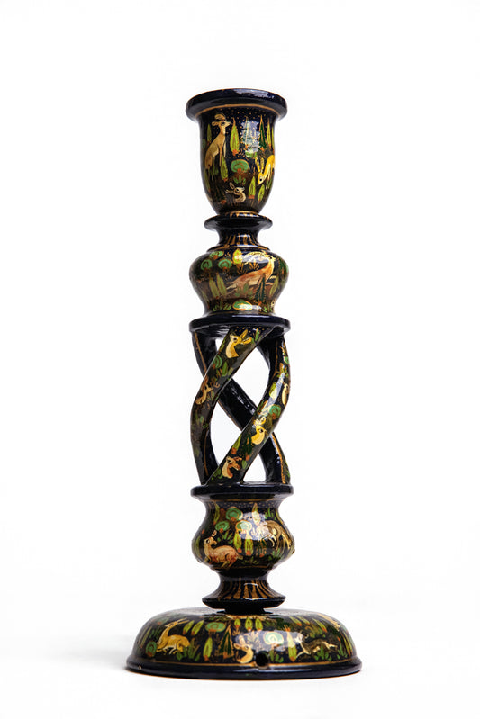 Forest Whimsy Spiral Lamp Base