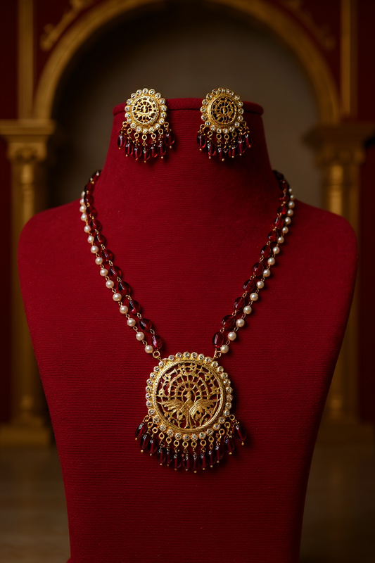 Dancing Peafowl Set - An Exquisite Ensemble of Elegance and Intricacy