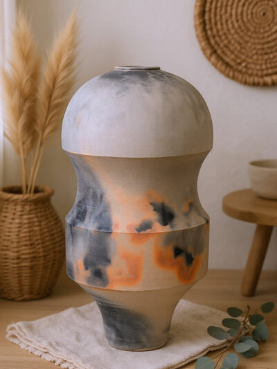 Smokewave Terracotta Vessel