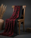 Laal Resham Kashmiri Pure Pashmina Handwoven Shawl