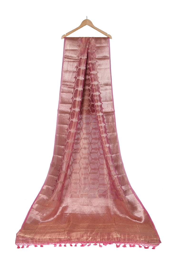 Zari Saaz Saree | Handwoven Banarasi Silk Saree