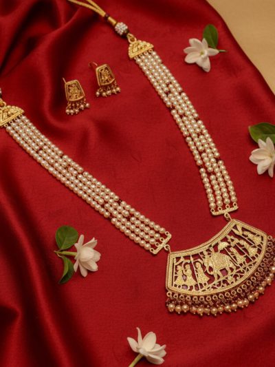 Persia Thewa Pearl Layer Royal Jewellry Set