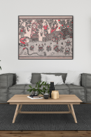 Jeevan Rekha Madhubani Decorative Painting – Madhubani Handcrafted Artistic Accent