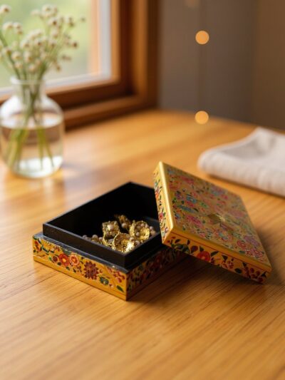 Golden Solace | Handcrafted Brass-Inspired Home Décor Accent