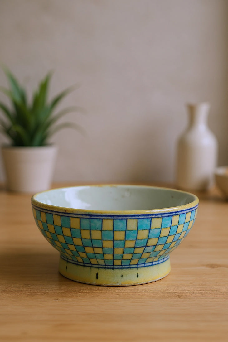 Ocean Flora Artistic Ceramic Bowl