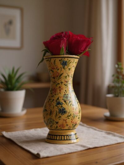 Gulbahar Vase | Handcrafted Floral Decorative Vase for Home & Office