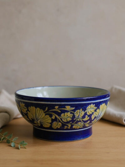 Jaipuri Vine Home Decor Ceramic Bowl