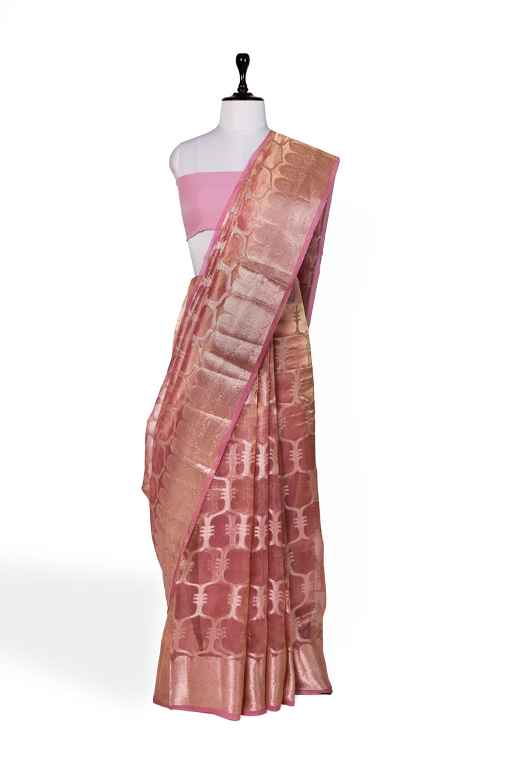 Zari Saaz Saree | Handwoven Banarasi Silk Saree