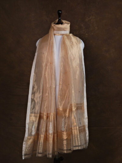 Sunehri Chaadar Dupatta | Handwoven Banarasi Silk Dupatta