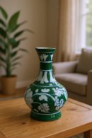 Emerald Vine Home Decor Elegant Vase