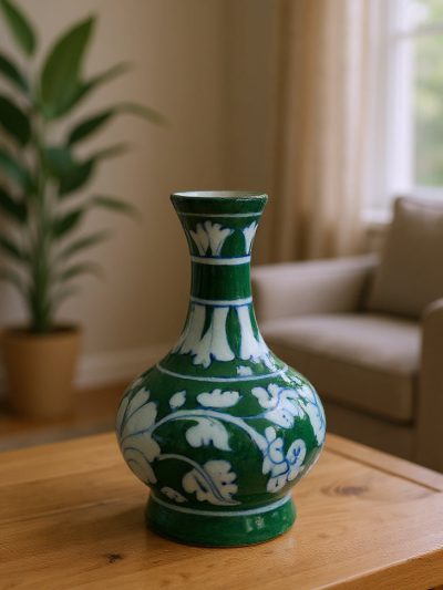 Emerald Vine Home Decor Elegant Vase
