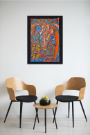 Vivah Sankalp Decorative Painting – Handcrafted Madhubani  Artistic Accent