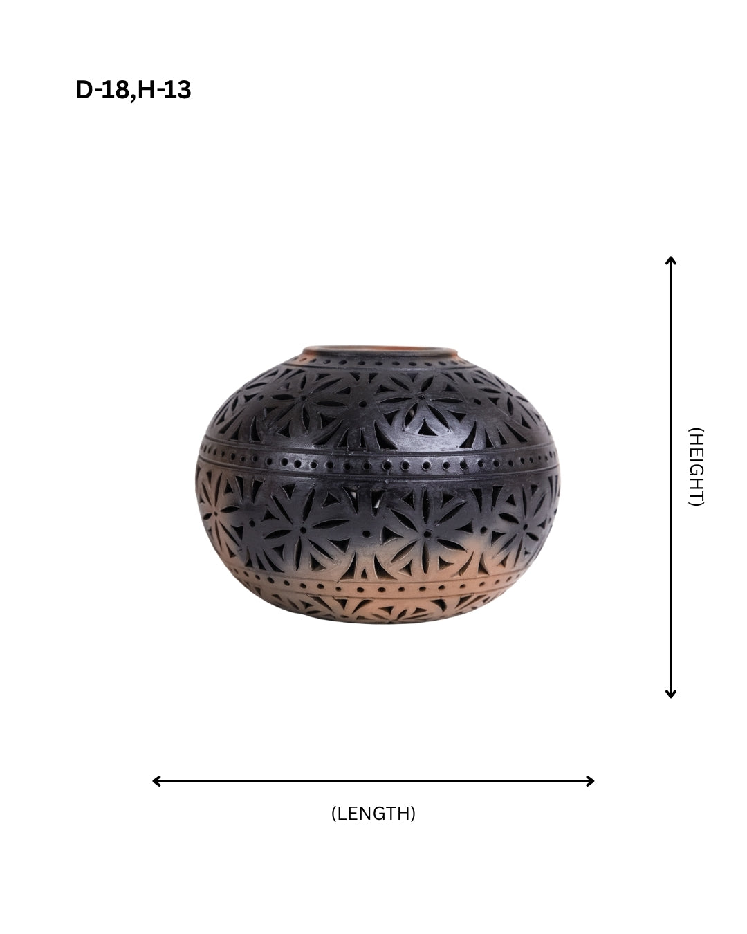 Noor Terracotta Tealight Holder | Handcrafted Decorative Candle Holder
