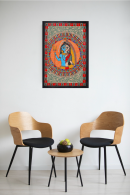 Samarpan ka Roop Decorative Painting – Madhubani Handcrafted Artistic Accent