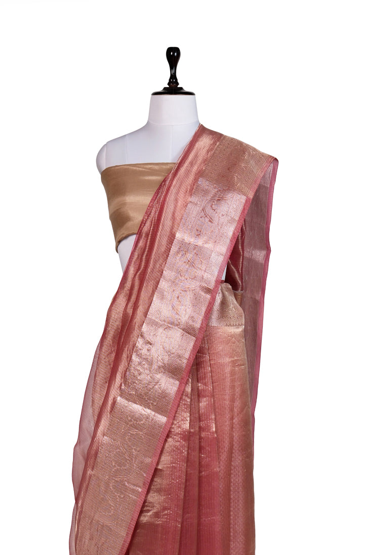 Sunehri Baadal Saree | Handwoven Banarasi Silk Saree