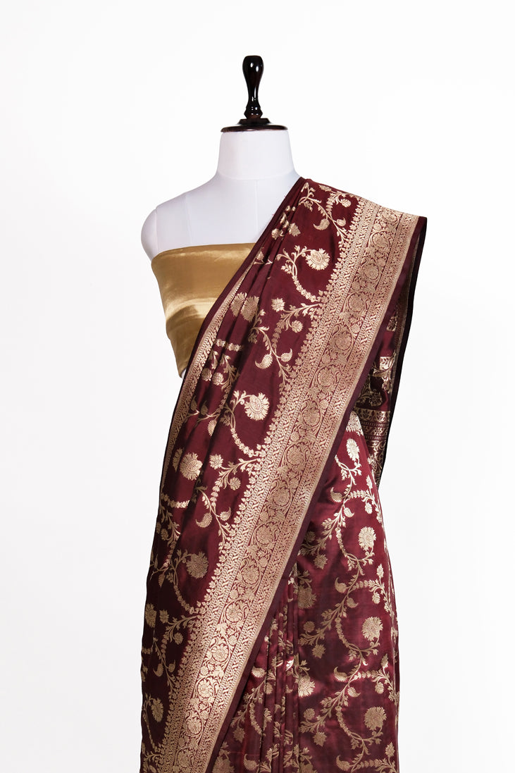 Rang Mahal Saree | Handwoven Banarasi Silk Saree