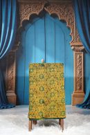 Ajrak Mandala Meadow | Handcrafted Ajrak Fabric