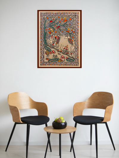 Village Birds – Pakshi Gram Madhubani Painting