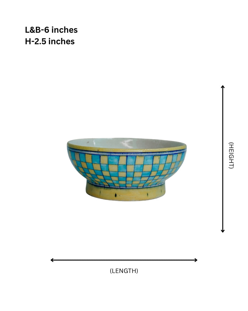 Ocean Flora Artistic Ceramic Bowl