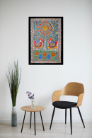 Prakriti ka Raag – Nature & Cultural Statement Madhubani Wall Décor