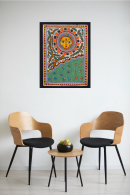 Prakriti Darshan – Handpainted Madhubani Art Celebrating Nature