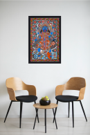 Mother of the World – Jagat Janani Madhubani Artistic Painting