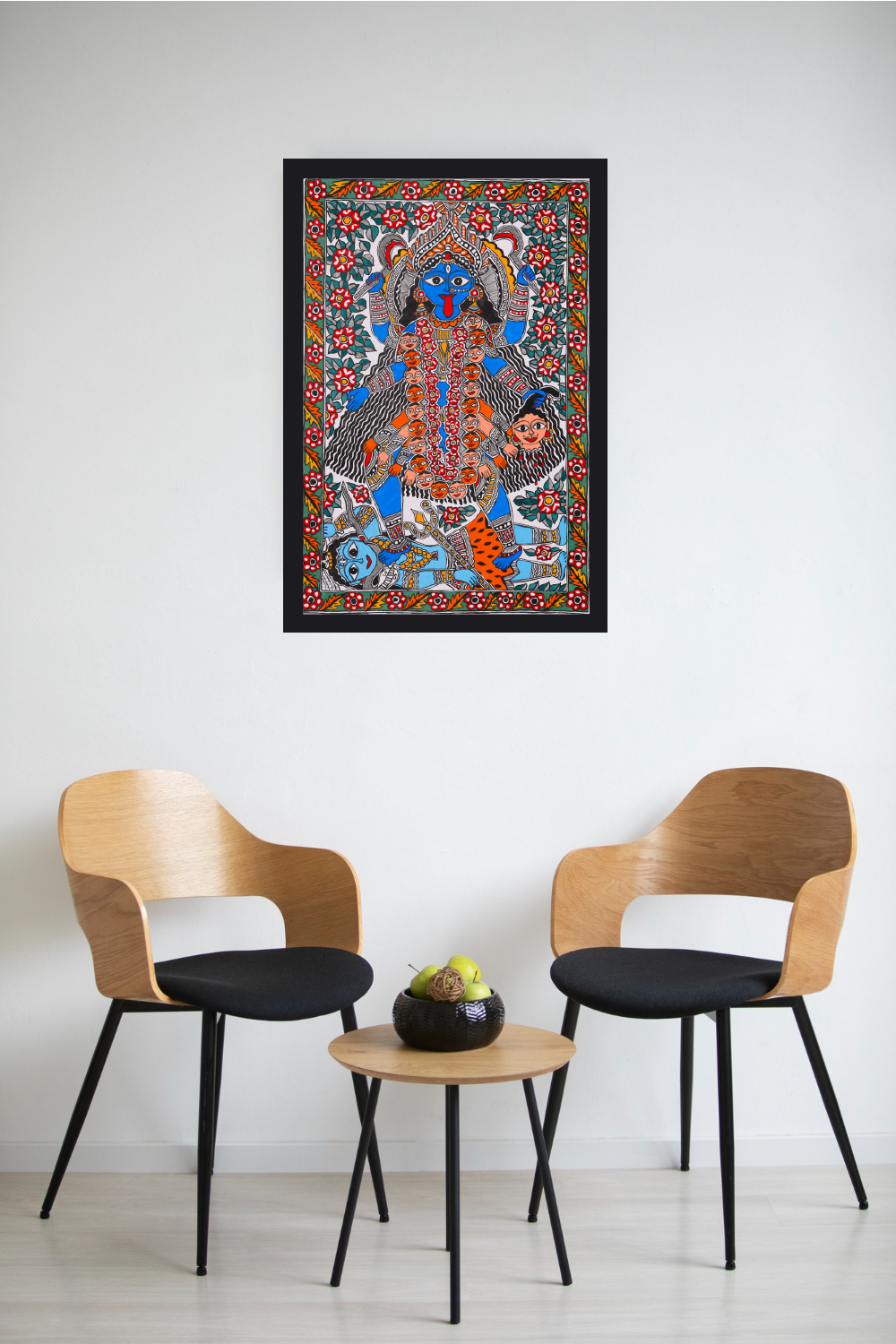 Mother of the World – Jagat Janani Madhubani Artistic Painting