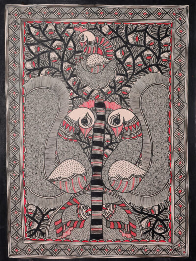 Rangon ke Rajkumar Painting – Madhubani Artistic Wall Décor for Interiors